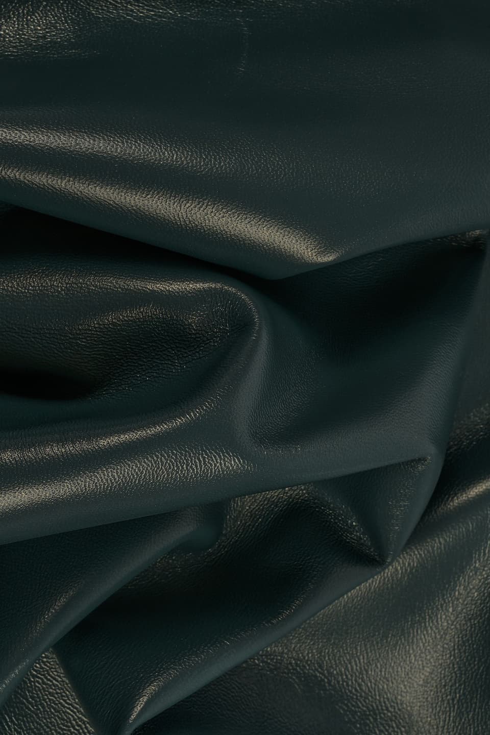 Deep teal lamb nappa